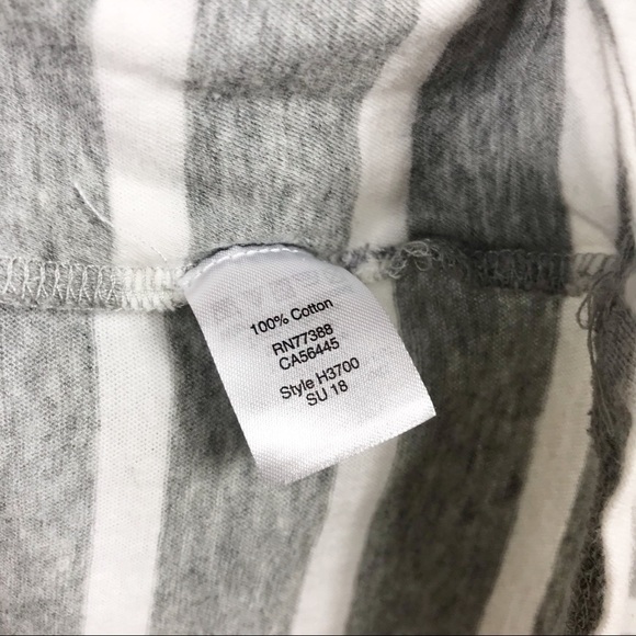 J. Crew Gray Striped Cascading Always Cardigan XS - Picture 6 of 8